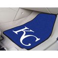 thumbnail image 1 of MLB - Kansas City Royals 2-pc Carpeted Car Mats 17"x27", 1 of 2