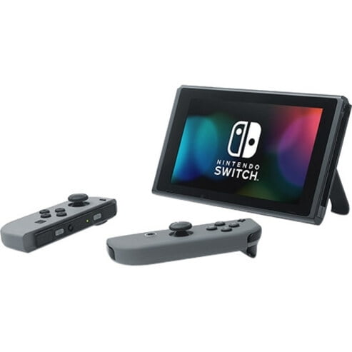 Nintendo Switch Console, Gray Joy-Con, Dock, HDMI Cable, and