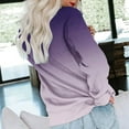 thumbnail image 4 of Jsaierl Women's Sweatshirts Funny Gradient Graphic Sweatshirts Round Neck Dressy Casual Sweater Tops Oversized Long Sleeve Shirts Winter Saving, 4 of 5