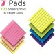 thumbnail image 2 of 7 Pack Lined Sticky Notes, Colorful Notes 3x3, Super Sticking Power Memo Pads, Self-Sticky Removable Note, 100 Sheets/Pad, School Supplies, 2 of 5