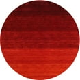 thumbnail image 1 of Ahgly Company Indoor Round Contemporary Red Abstract Area Rugs, 5' Round, 1 of 6