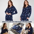 thumbnail image 2 of Conjunto de pijama Disney Stitch para mujer con parte superior suave y pantalones de pijama, color a, 2 of 6