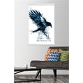 thumbnail image 2 of The Wizarding World: Harry Potter - Ravenclaw Illustrated House Logo Wall Poster with Wooden Magnetic Frame, 22.375" x 34", 2 of 3