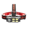 thumbnail image 1 of Ounissouiy Linterna frontal 5LED para exteriores, alto brillo, fácil de usar, recargable, USB, engranajes, luz de trabajo montada en la cabeza, Iluminación y accesorios, 1 of 6