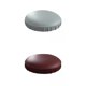 thumbnail image 1 of 2 fundas para taburete de bar de piel sintética, redondas, de 35 a 45 cm. gris y rojo, 1 of 9
