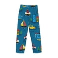 thumbnail image 5 of Balery Transportations with Buildings print Men's Pajama Pants,Ultra Lightweight Pjs,Lounge Pant-Small, 5 of 9