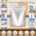 thumbnail image 6 of 150 Pack Mylar Bags for Food Storage with Oxygen Absorbers，4 Sizes (1 Gallon, 1/2 Gallon, 1 Quart, 1/2 Pint)， Heat Sealable Airtight with 150 desiccant., 6 of 7