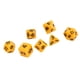 thumbnail image 2 of Juego de Dados Poliédricos Bling Bling 21 Piezas Plástico Color Amarillo, 2 of 12