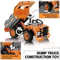 thumbnail image 3 of AZ Trading & Import  Engineering Bricks Construction Kit for Educational Building Dump Truck & Airplane, 361 Piece, 3 of 7