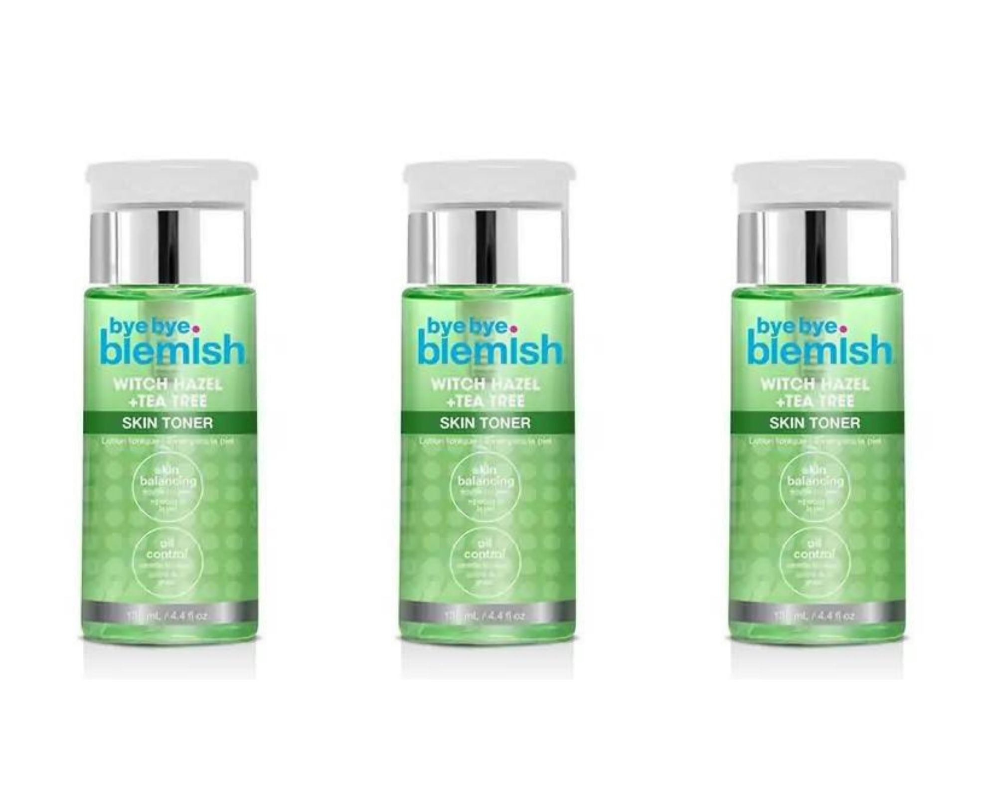 Bye Bye Blemish Witch Hazel + Tea Tree Blemish Toner x 3