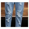 thumbnail image 5 of Kidscool Space Girls Ripped Holes Damaged Fashion Jeans,Blue,4-5 Years, 5 of 6