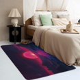 thumbnail image 3 of 80s Rugs for Bedroom - 4x5 Rug - 80s Rug - Vaporwave Sunset Area Rug - Synthwave Abstract Mountain Rugs - Retro Futurism Carpet, 3 of 7
