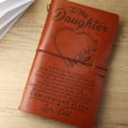 thumbnail image 6 of NICKSUN Daughter Gifts From Dad, 136 Pages Refillable Writing Journal Embossed Vintage Notebooks Mother Daughter Gifts Christmas, 6 of 7