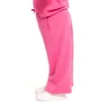 thumbnail image 3 of Wonder Nation Toddler Girls Fleece Pintuck Sweatpants, Sizes 12M-5T, 3 of 7