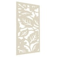 thumbnail image 5 of VIMA Leaves Decorative Wall Panel - PVC Board with Private Screen Fence Design, 48"L x 24"W x 3/8" Thick, White Color - Lightweight, Durable, Easy to Install for Home Renovation & Wall Decor, 5 of 5