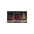 thumbnail image 2 of Kitchen Rug Set of 2 Non Skid Kitchen Mats for Floor,Buffalo Plaid Tree Merry Christmas Kitchen Floor Mat for Bathroom,Room Farmhouse (47x17+30x17in), 2 of 7