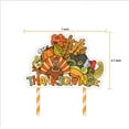 thumbnail image 3 of 46pcs/set Thanksgiving Decorations Banner Cupcake and Cake Topper Balloons Fall Party Decoration for Thanksgiving, 3 of 4
