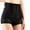 Black, variant on Women's High Waist Tummy Control Shapewear Shorts, Lace Trim Compression BodyShaper Seamless Mid-Thigh Shaper Underwear, S-3XL