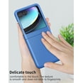 thumbnail image 3 of For Motorola Razr 2024 Case Slim Full Body Shockproof Matte Hard Cover - Blue, 3 of 5