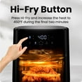 thumbnail image 6 of Chefman 4 Qt Compact Digital Touch Air Fryer w/ Hi-Fry & Shake Reminder - Black, 6 of 9