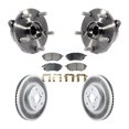 thumbnail image 1 of Transit Auto Front Hub Bearing Assembly Coated Disc Brake Rotors and Ceramic Pads Kit for Car 2015 Subaru Legacy 2.5L KBB-104655, 1 of 11