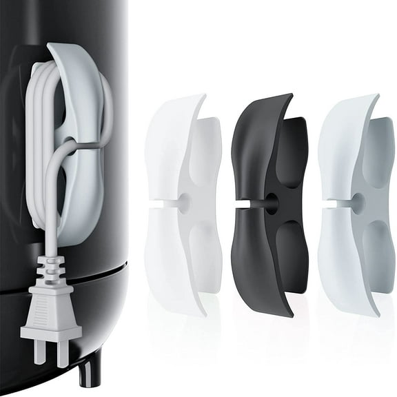3 Pack Cord Organizer for Appliances, Cord Wrapper Cord Holder Cable Organizer, Appliance Cord Organizer Stick on Stand Mixer, Air Fryer, Coffee Maker, Toaster