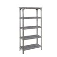 thumbnail image 2 of Home Styles Urban Style 5 Shelf Bookcase in Aged Metal, 2 of 2