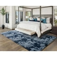 thumbnail image 7 of Lochas Fluffy Modern Area Rugs Tie-Dyed Rug for Kids Girls Room Nursery Home Decor Shag Soft Carpet,5'x8',Blue Gray, 7 of 7