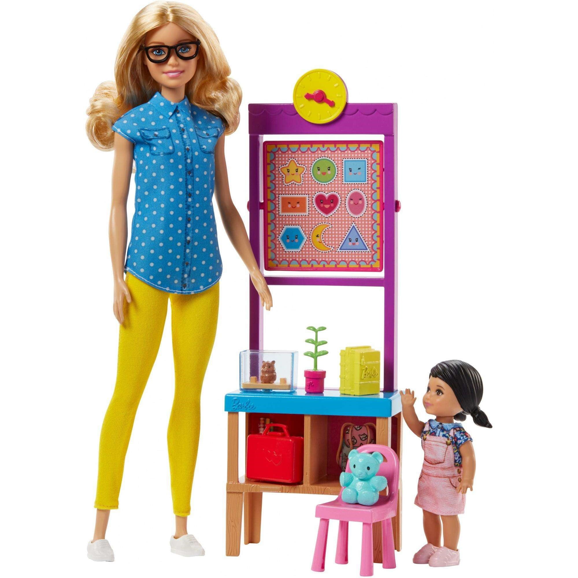 barbie set school