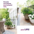 thumbnail image 4 of ZOELNIC Artificial Flowers for Outdoors, 6 Bundles Artificial Outdoor Plants UV Resistant Fake Plastic Flowers for Hanging Planter, Window Box Pot, Purple, 4 of 14