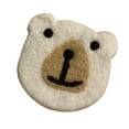 thumbnail image 2 of Drink Coaster,Bear Wool Felt Coaster Bear Wool Felt Coaster Wool Felt Coaster Unrivaled Performance, 2 of 12