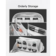 thumbnail image 4 of Electronics Organizer Travel Case, Water-resistant Tech Pouch, Travel Organizer Bag, Electronic Accessories Carry Case, Tech Organizer for Cable, Cord, Charger, Phone, Travel Friendly, Large, 4 of 8