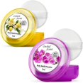 thumbnail image 1 of R-NEU Polvo corporal para mujeres con soplo de polvo sin talco, polvo luminoso con aroma a limón después del baño para una piel suave, extra grande (2 paquetes de 5 oz cada uno), 1 of 5