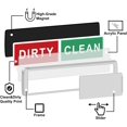 thumbnail image 3 of KitchenTour Clean Dirty Magnet for Dishwasher Upgrade Super Strong Magnet - Easy to Read Non-Scratch Magnetic Silver Indicator Sign with Clear, Bold & Colored Text 1.Silver, 3 of 6