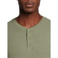 thumbnail image 4 of George Men's Long Sleeve Henley Shirt and Thermal Crewneck Tee, 2-Piece, Sizes XS-5XL, 4 of 7