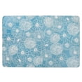 thumbnail image 1 of Memory Foam Floor Mat Chrysanthemum Floral, 1 of 3