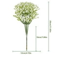 thumbnail image 2 of 6/36 Uds flores artificiales de Gypsophila falso aliento de bebé ramo de seda decoración de boda, 2 of 9