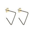 thumbnail image 3 of Pendientes de triángulo con apertura punk, pendientes geométricos con forma de gota, joyería de moda geométrica ------Código de producto 60647, 3 of 5
