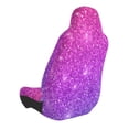 thumbnail image 2 of Balery Purple Glitter Funda de Asiento para Auto con Diseño - Cubierta Frontal Suave y Transpirable con Protector Antideslizante- 1 Unidad, 2 of 5
