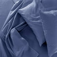 thumbnail image 1 of Cotton House - Bamboo Sheet Set, Hypoallergenic, Queen Size, Blue, 1 of 4