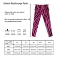 thumbnail image 6 of COEQINE Zebra Stripes Dark Pink Girls Sport Leggings Buttery Soft Yoga Legging High Waist Yoga Pants for Jogging Gym, for 4-5 Years Kids Girls, 6 of 7