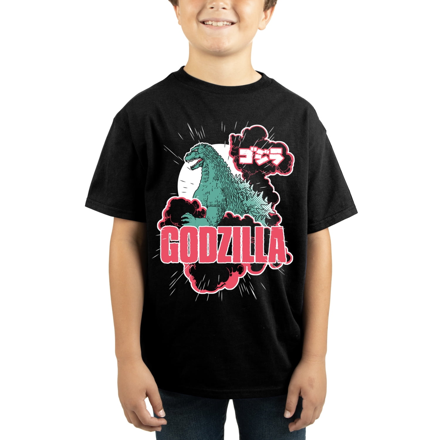 Bioworld Godzilla Classic King Of Monsters God Side Kids T Shirt