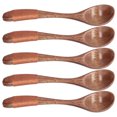 thumbnail image 3 of 5pcs Wooden Spoon Lightweight Soup Spoon With Straight Handle Tableware, 3 of 8
