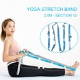 thumbnail image 1 of Meileang Yoga Stretching Strap with Multi-Loop Wear-resistant Non-Elastic Physical Therapy Stretch Band Leg Stretch Strap, 1 of 8