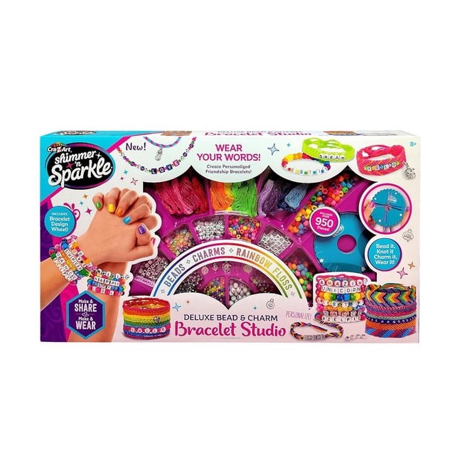 Shimmer & Sparkle Crea Brazaletes Kit de Mejores amigas