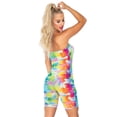 thumbnail image 2 of Leg Avenue Women's Rainbow Camo Strapless Romper, 2 of 4
