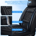 thumbnail image 6 of HQBQBUG Full Set for Acura MDX 2004-2025 Car Seat Covers,Waterproof Durable Premium Leather Car Seat Protector,Comfortable Anti-Slip Stylish Sport Seat Cover(Black,5 Seats), 6 of 10