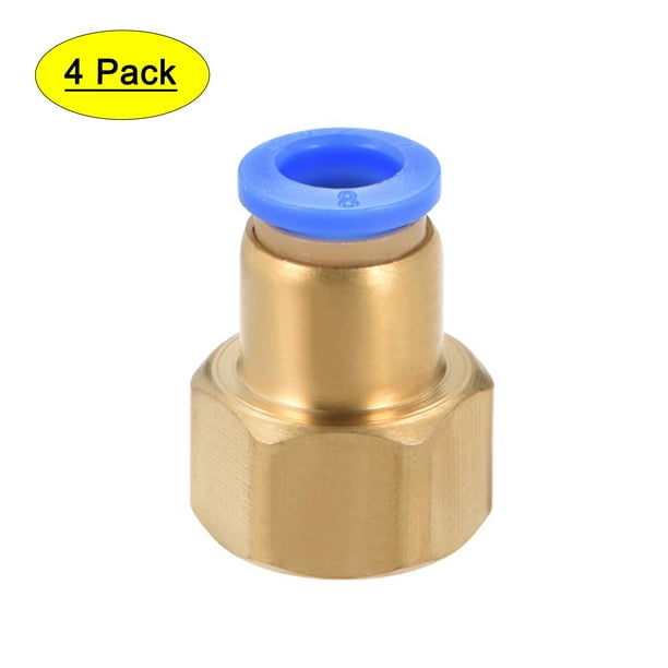 Unique Bargains Push To Connect Tube Fitting Adapter Tube Od X G3 8 Female Straight Pneumatic Connecter Pipe Fitting Walmart Com