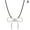 B, variant on Necklaces Bow Pendant Fashion Jewelry Gift Wholesale Z5T4
