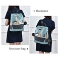 thumbnail image 4 of FORMRS Women's Travel Backpack Purse Anti-Theft Hidden Pockets Casual Shoulder Bag, Pirate Animals, 4 of 7